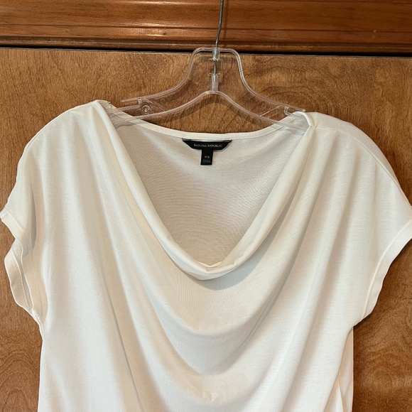 Banana Republic Short Sleeve Cowl Neck Top - Picture 2 of 2